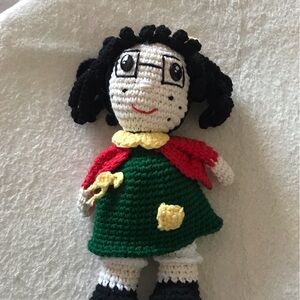 Chilindrina Crochet Doll
